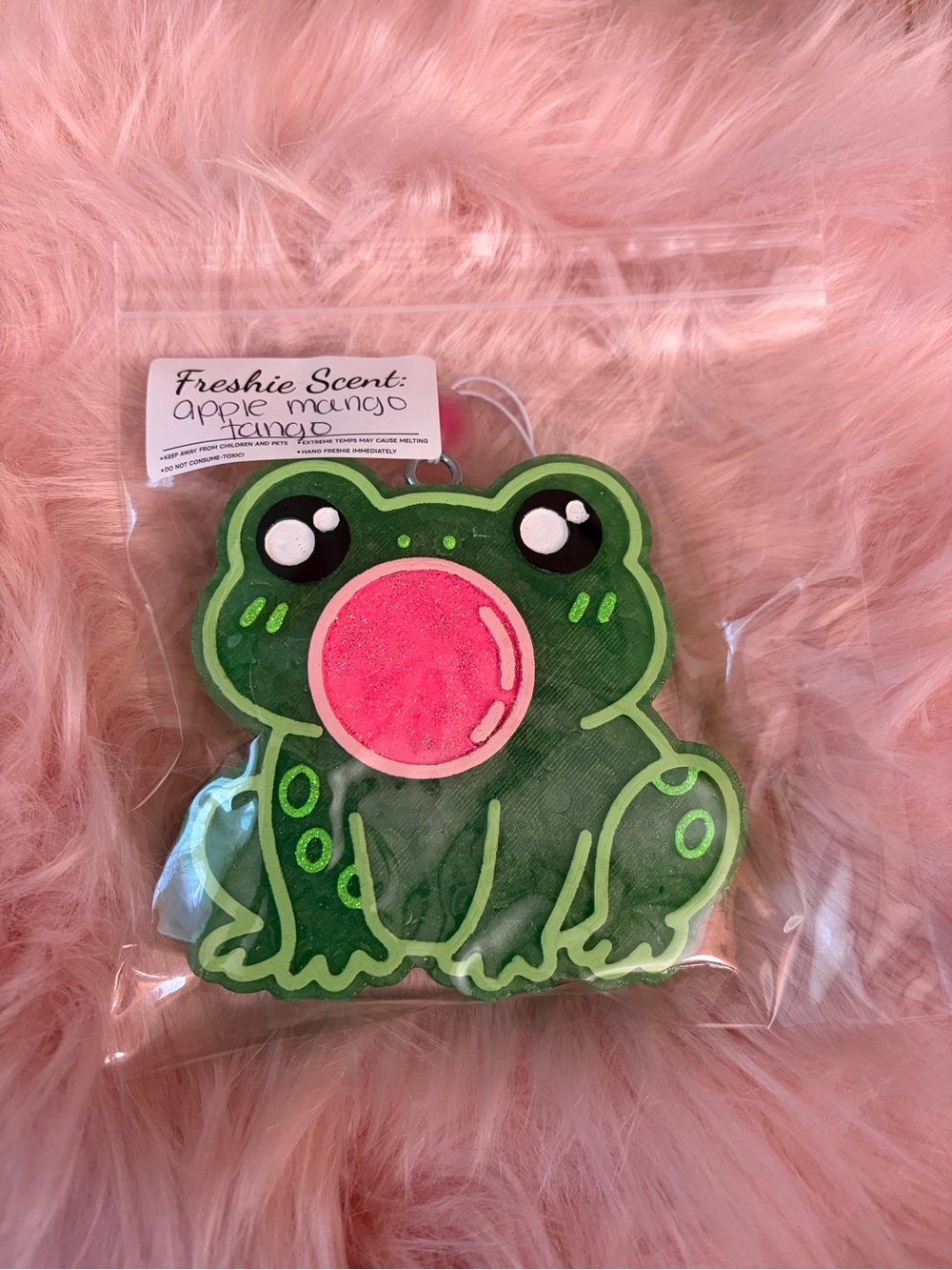 Green Frog Bubblegum Scented Air Freshener for your car